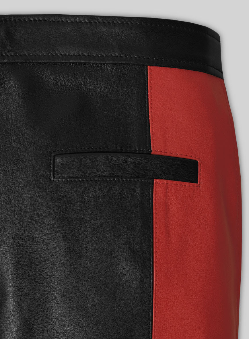 Women's Brie Larson Leather Pants - StudioSuits