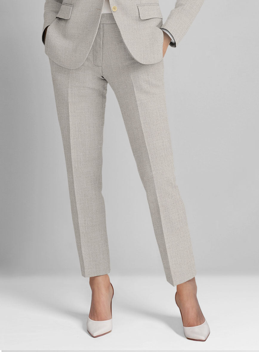 Women's Barn Beige Linen Suit