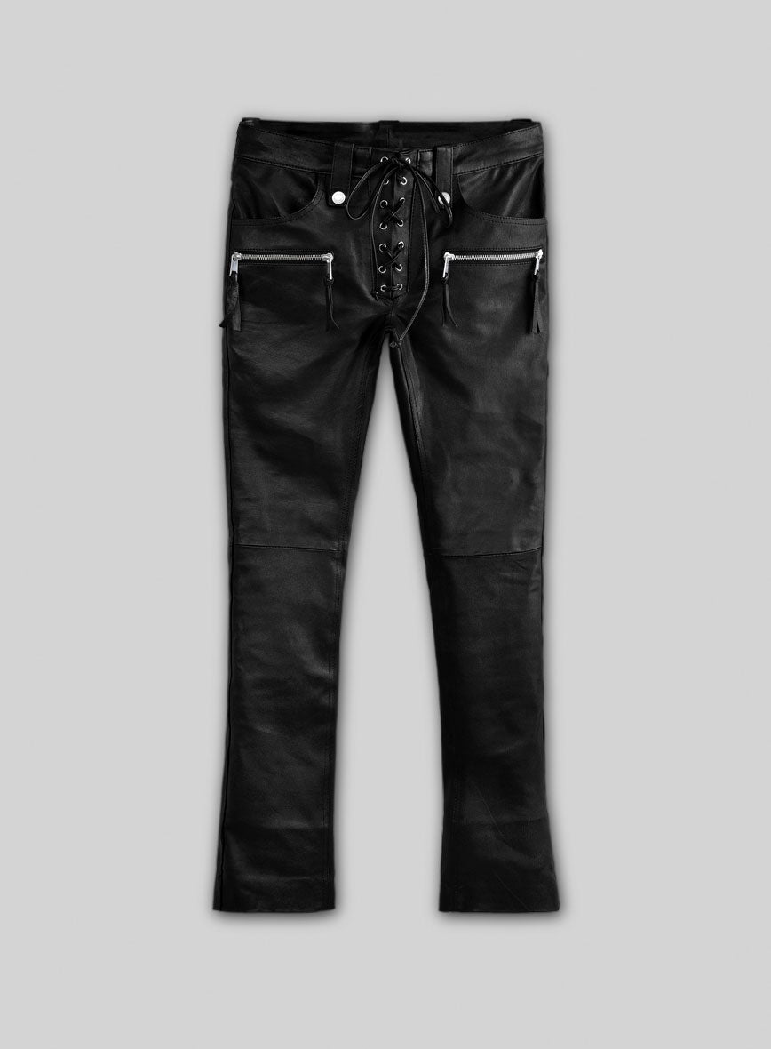 Women's Bella Thorne Leather Pants - StudioSuits