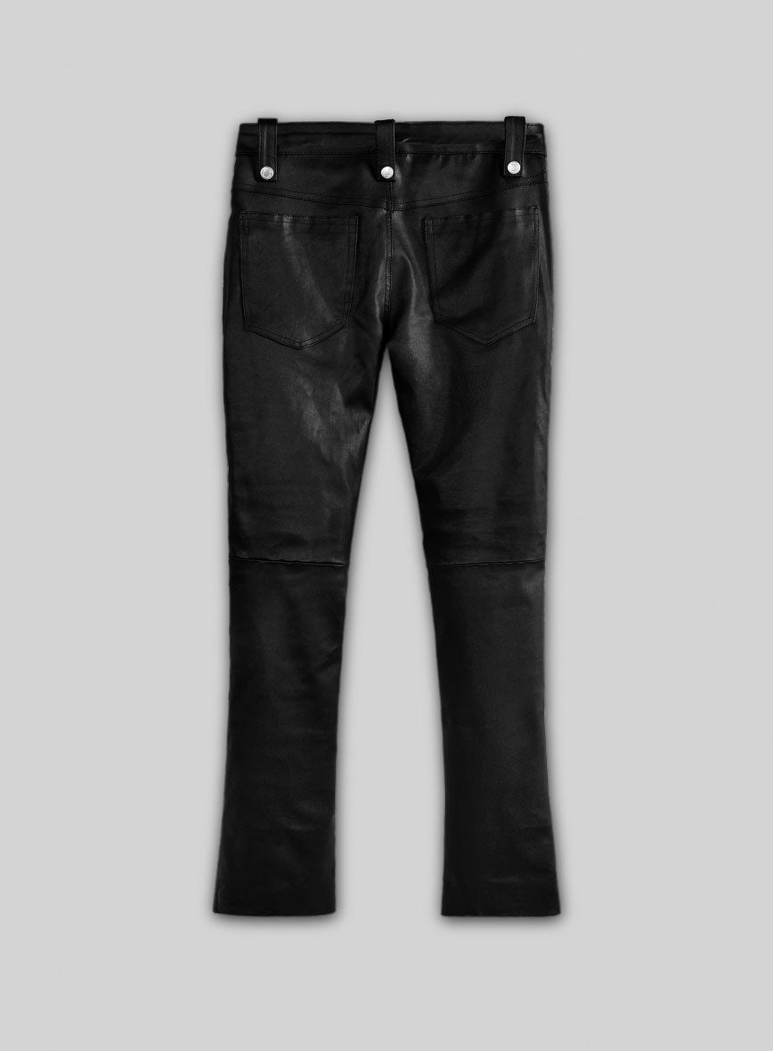 Women's Bella Thorne Leather Pants - StudioSuits