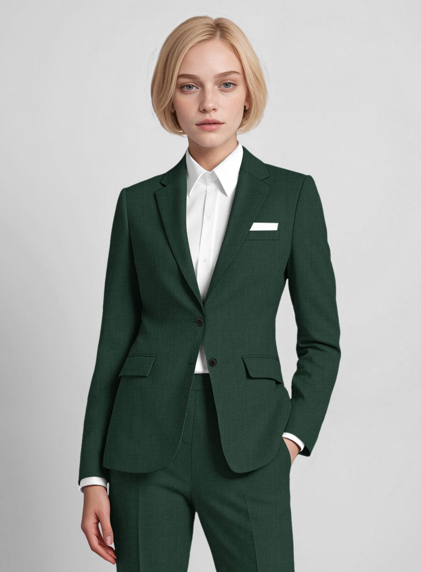 Women's Emerald Green Suit - StudioSuits