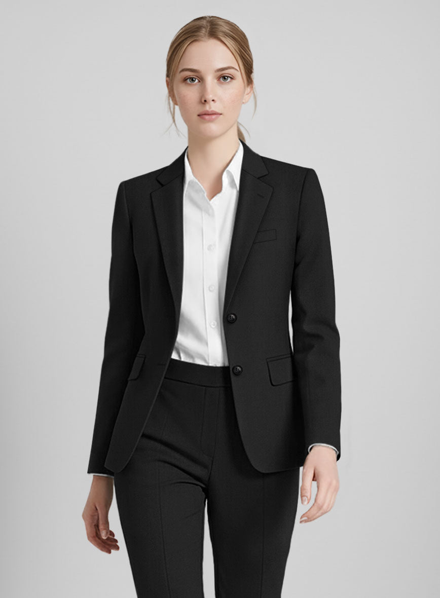 Women's Guabello Black Jacket - StudioSuits
