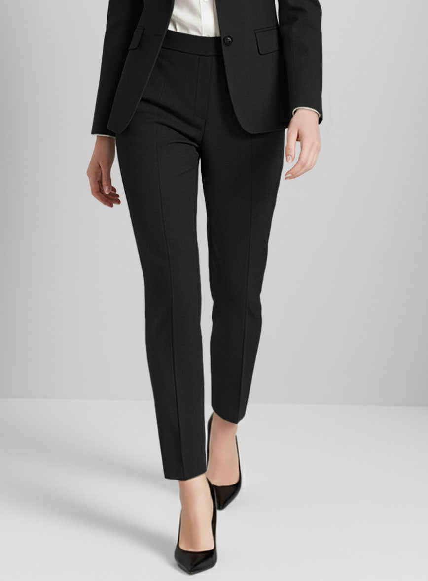 Women's Guabello Black Pants - StudioSuits