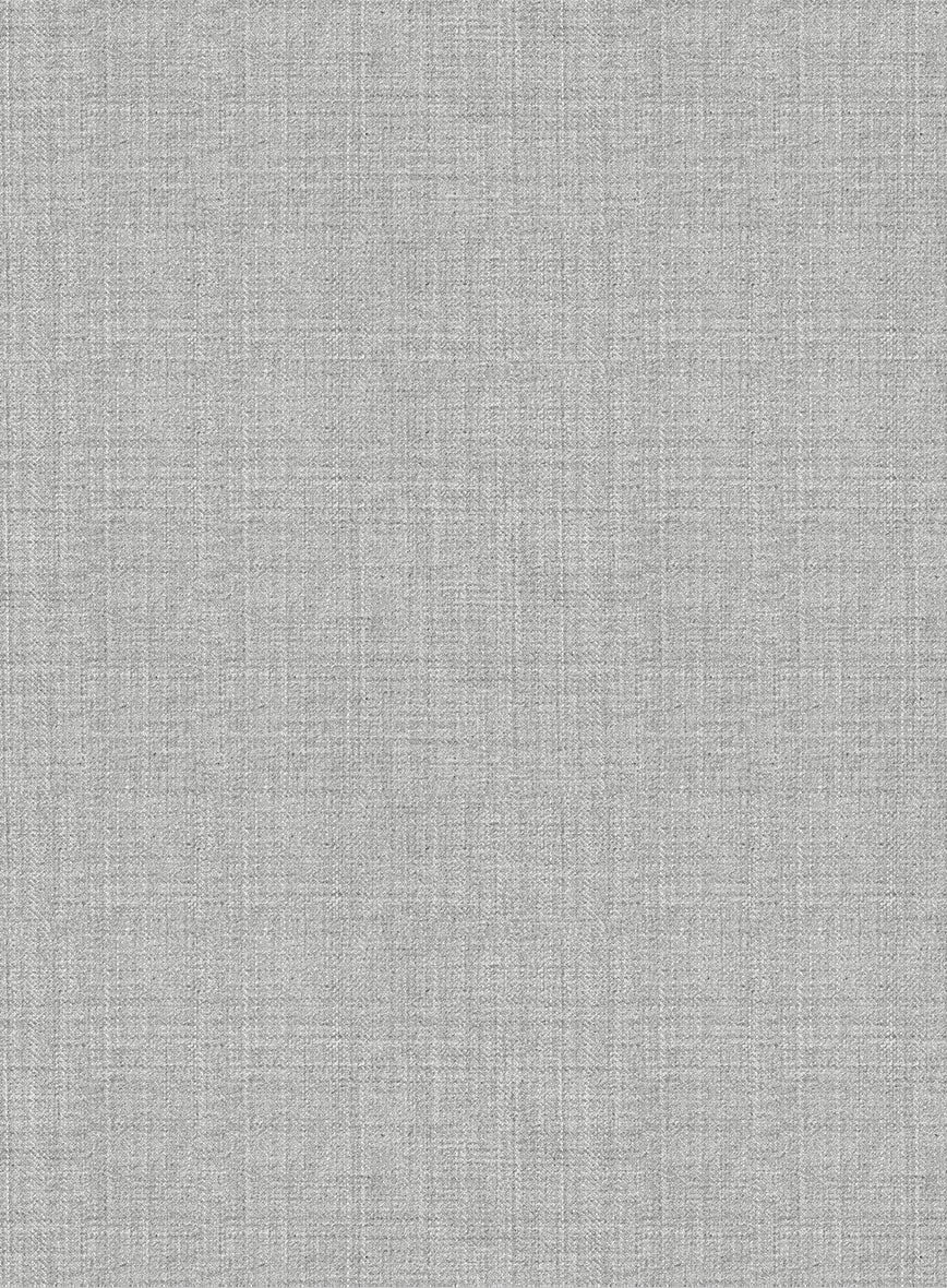 Women's Ice Gray Wool Pants - StudioSuits