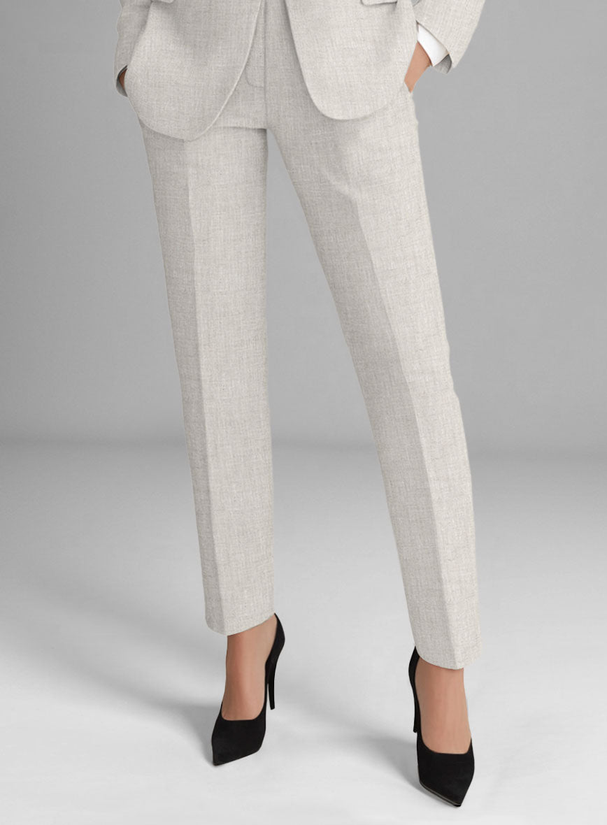 Women's Italian Meadow Linen Pants - StudioSuits