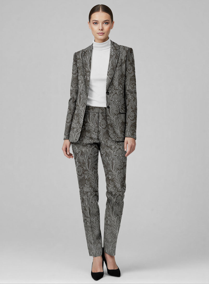 Women's Italian Silk Elda Suit - StudioSuits