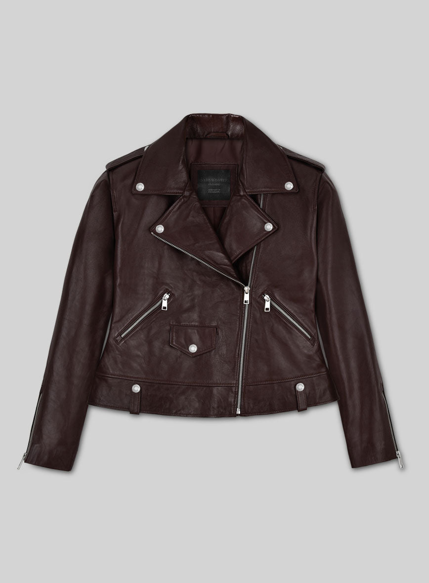 Women's Meghan Leather Jacket - StudioSuits