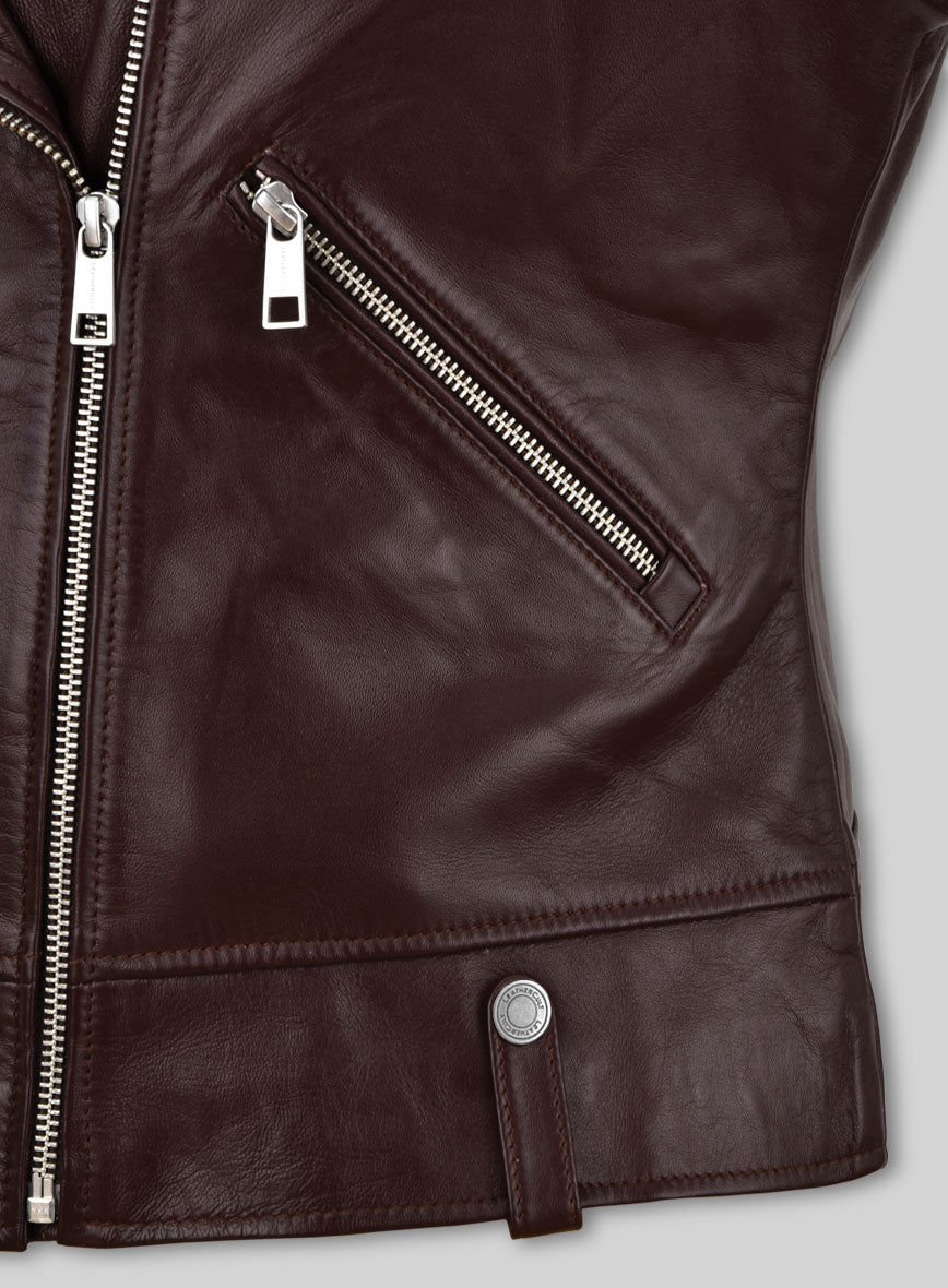 Women's Meghan Leather Jacket - StudioSuits