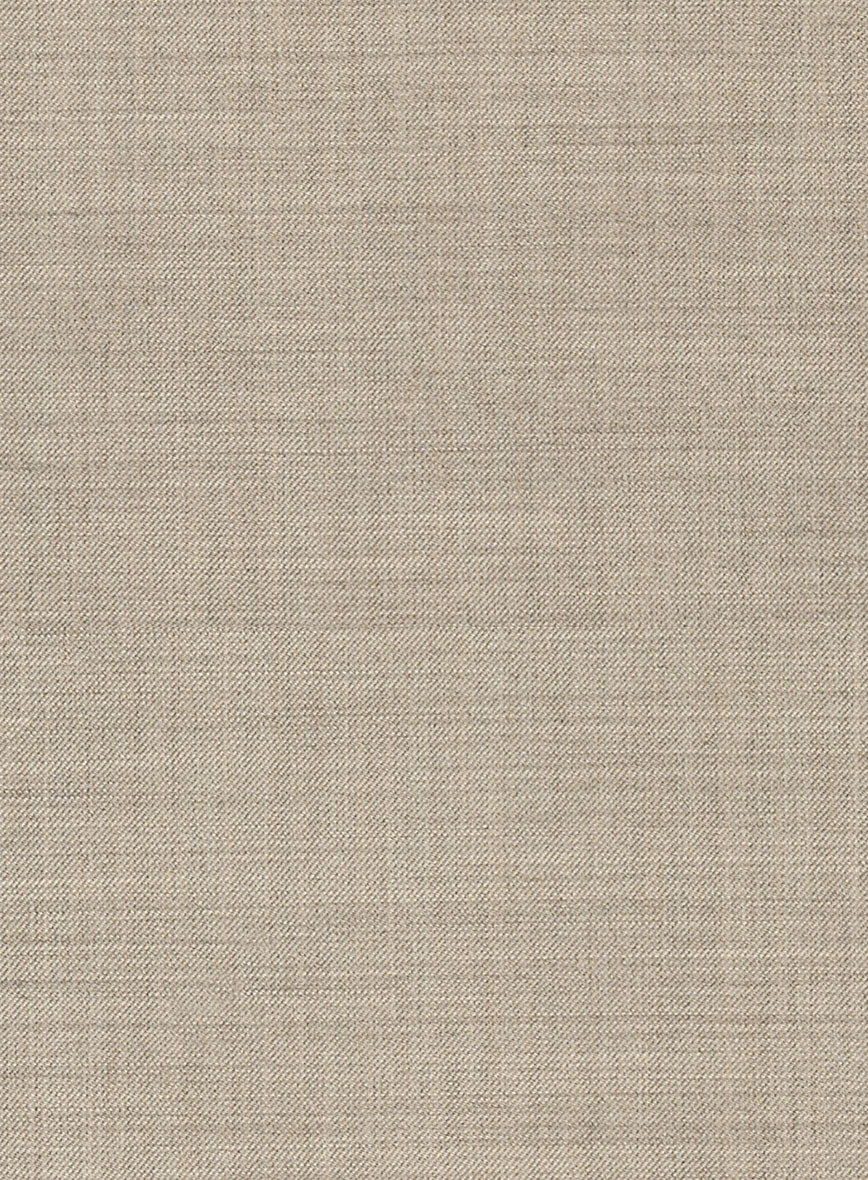 Women's Melange Khaki Wool Suit - StudioSuits