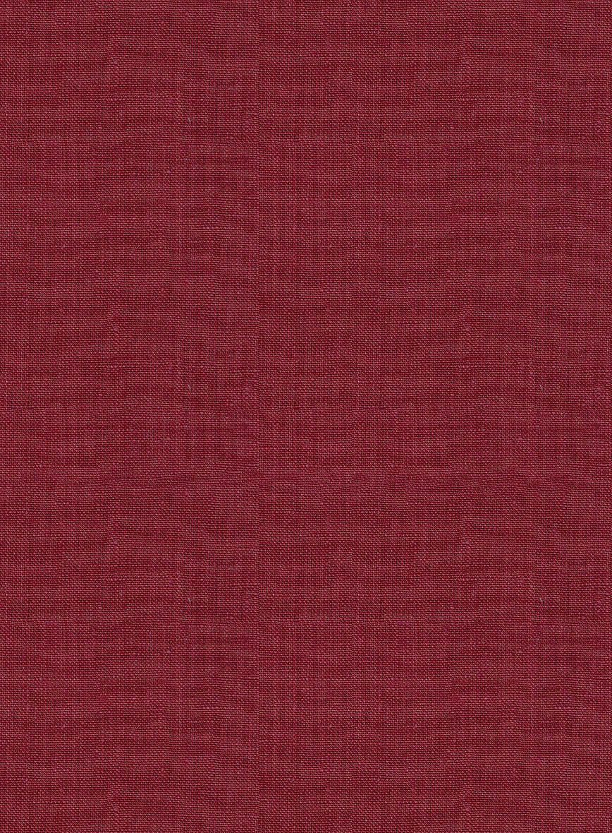Women's Moscow Maroon Linen Pants - StudioSuits