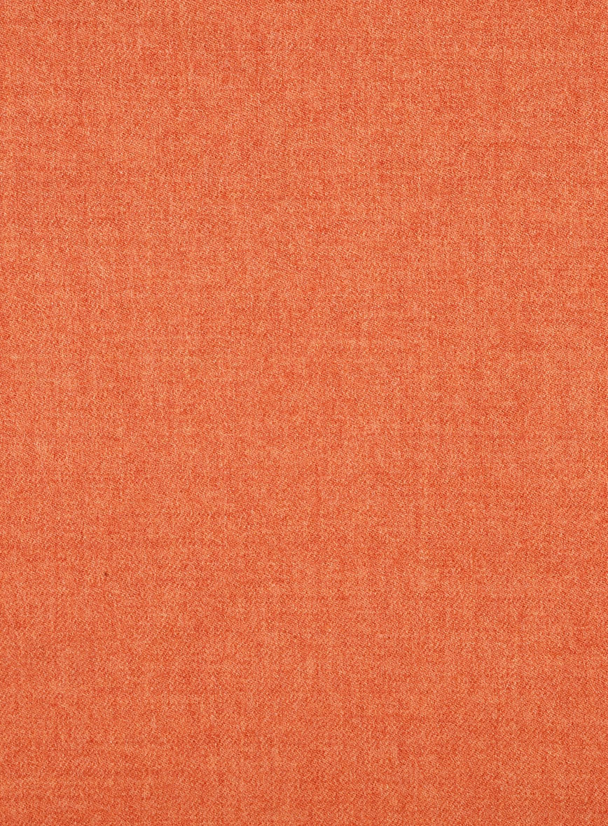Women's Naples Spring Orange Tweed Pants - StudioSuits