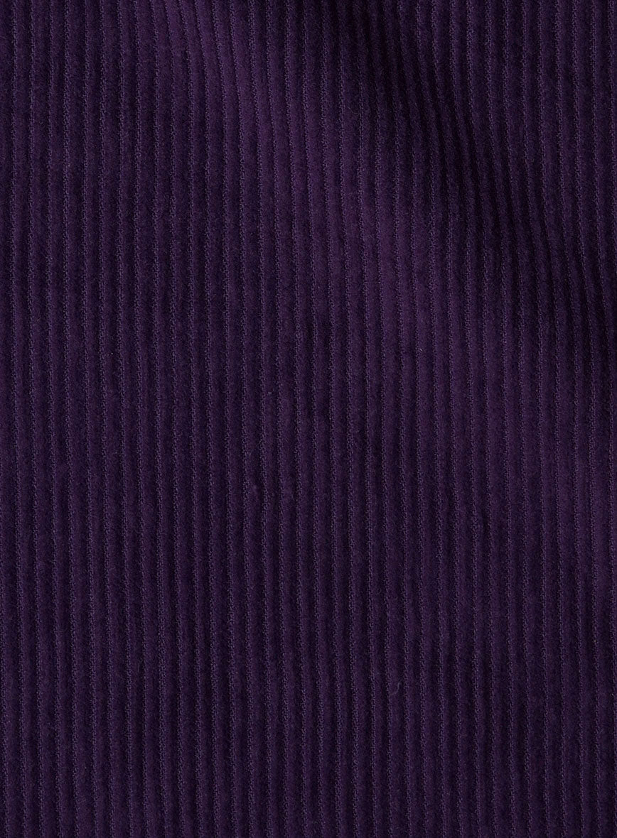 Women's Purple Corduroy Jacket - StudioSuits