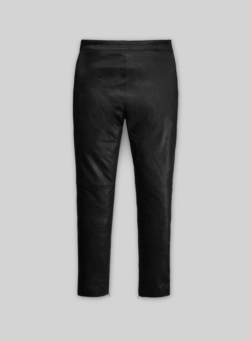 Women's Rebecca Romijn Leather Leggings - StudioSuits
