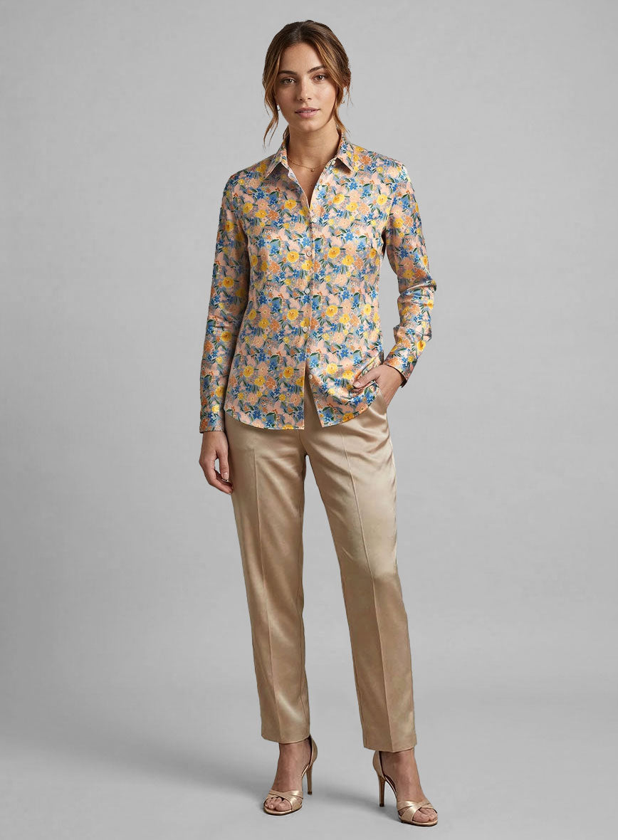 Women's Roque Silk Cotton Shirt - StudioSuits