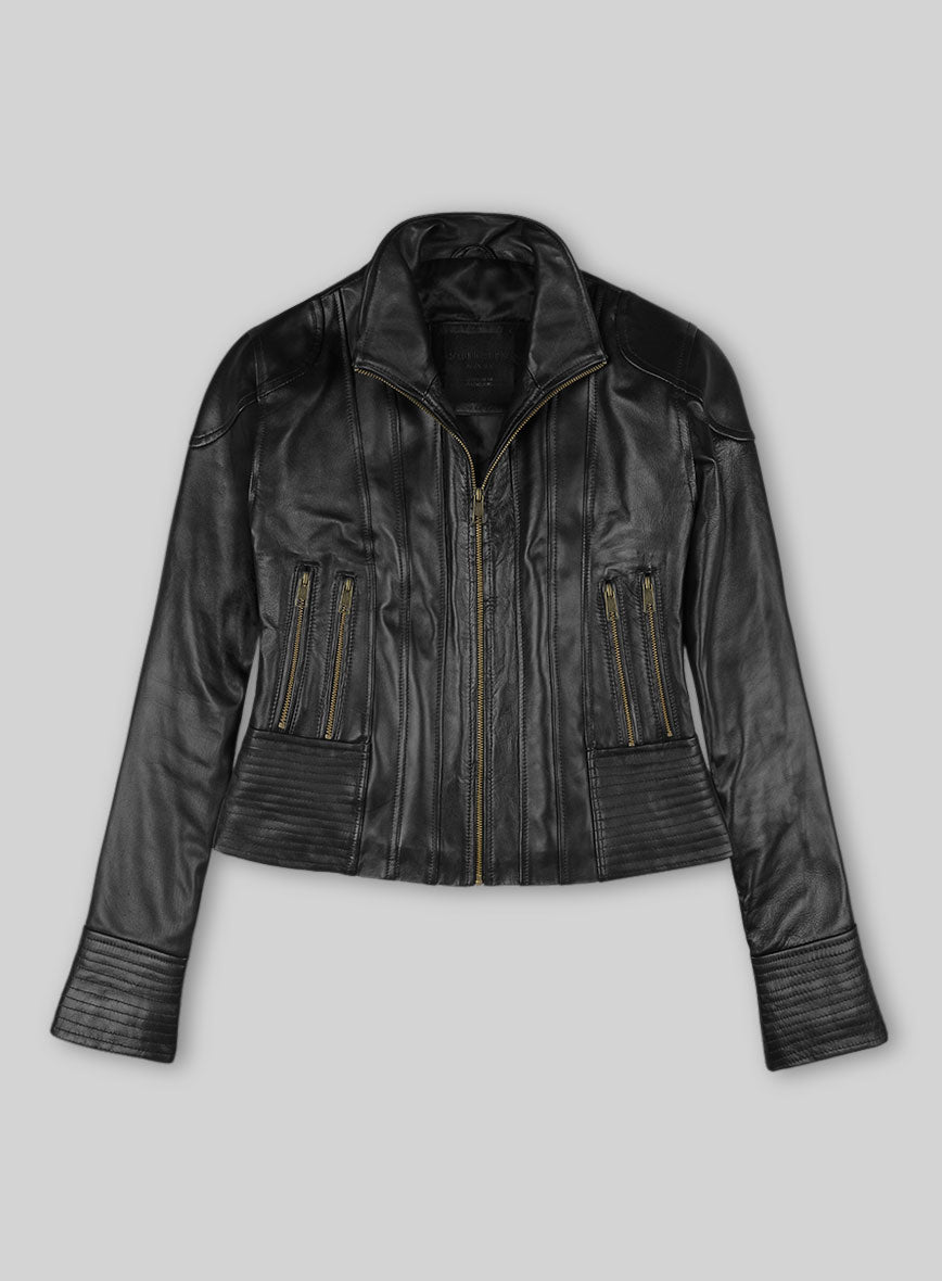 Women's Transformers Leather Jacket - StudioSuits