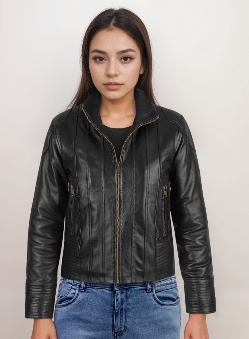 Women's Transformers Leather Jacket - StudioSuits