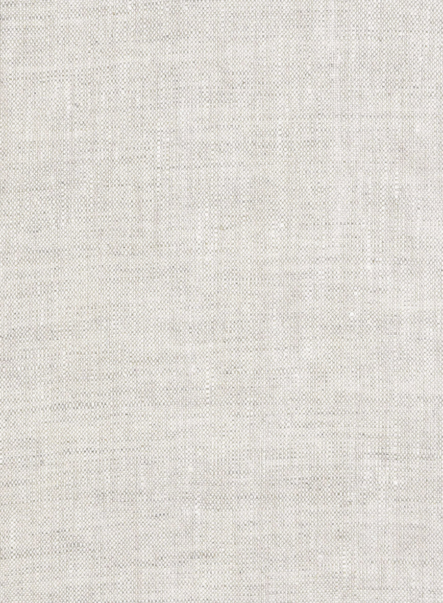 Women's Tropical Beige Linen Pants - StudioSuits