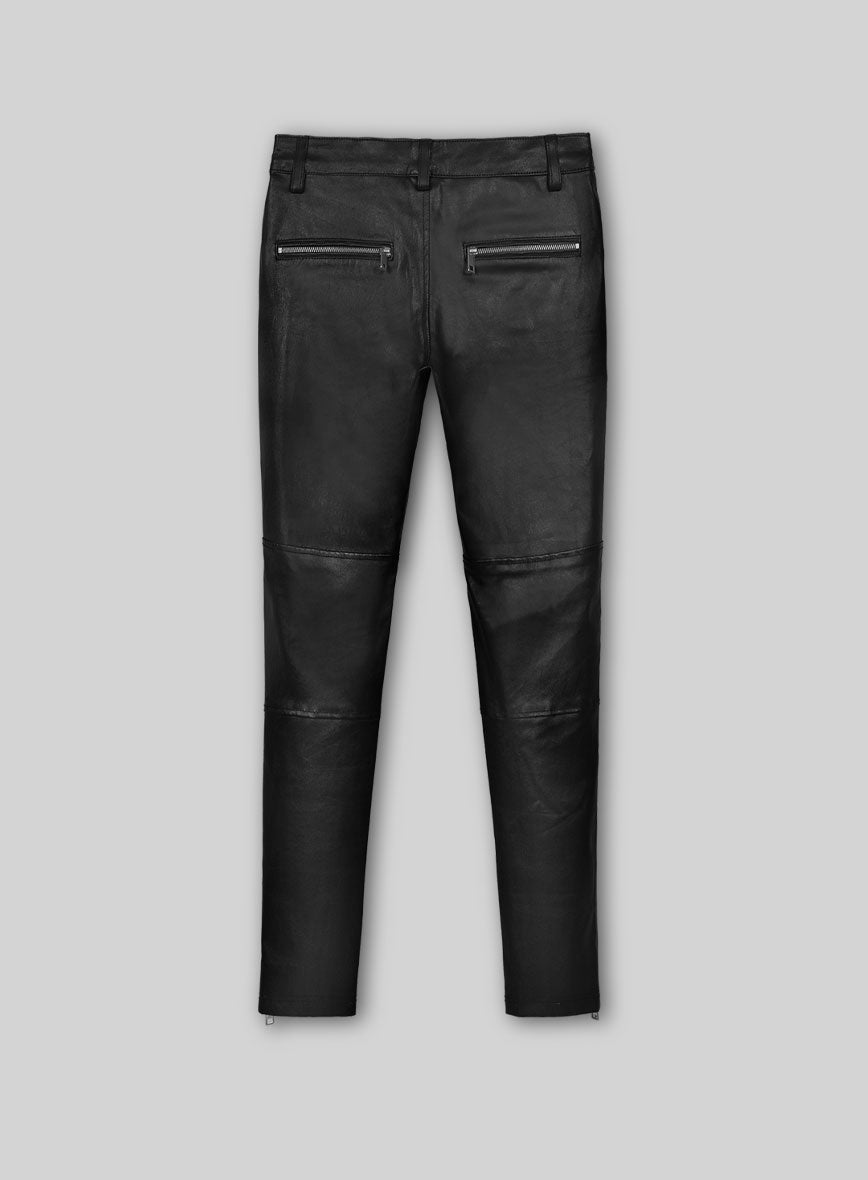 Women's Zora Leather Pants - StudioSuits