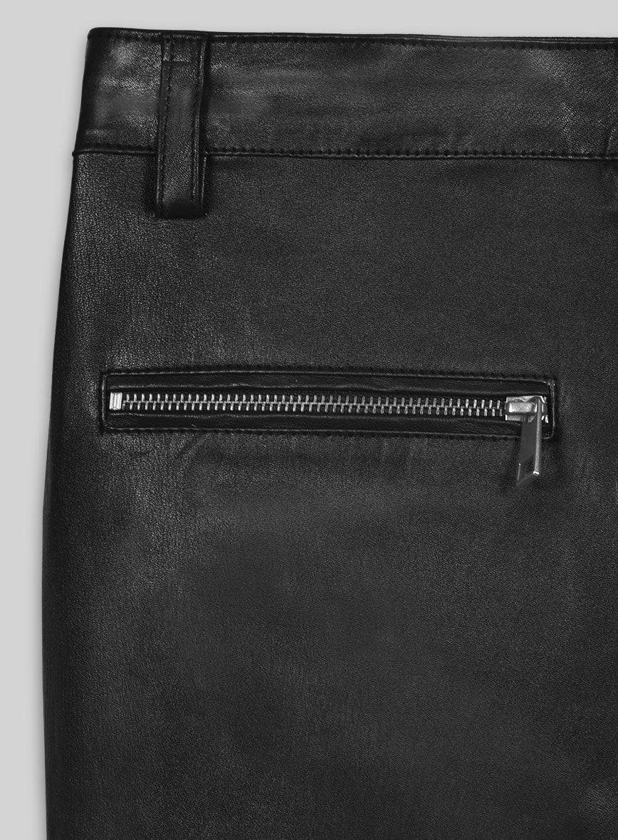 Women's Zora Leather Pants - StudioSuits
