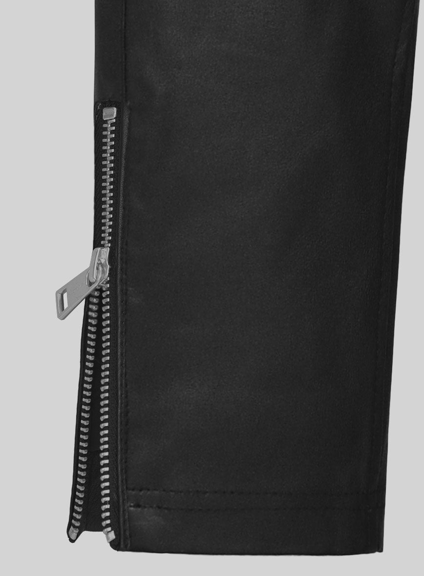 Women's Zora Leather Pants - StudioSuits
