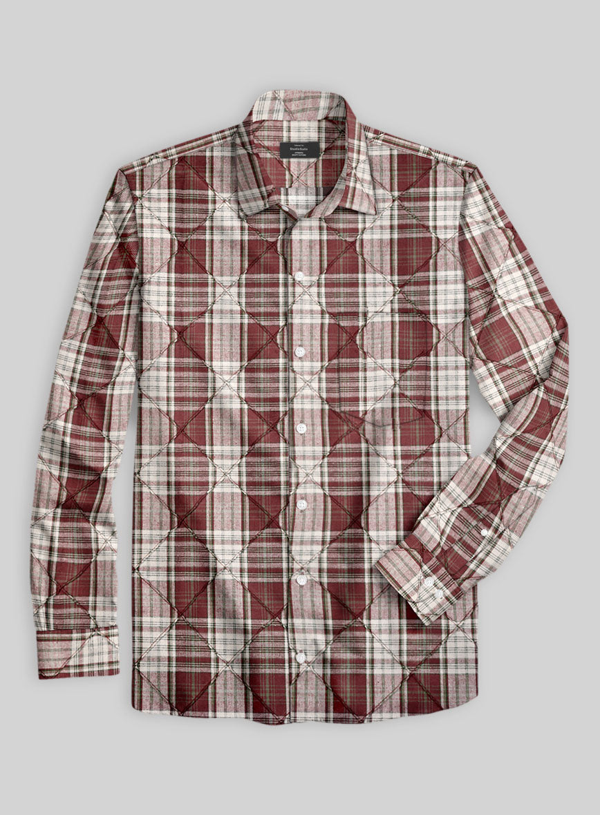Woodsman Tartan Stitch Cotton Shirt - StudioSuits