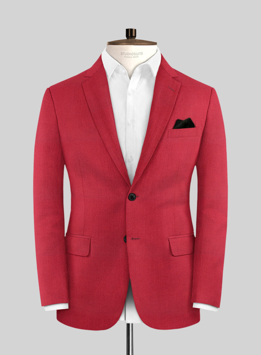 Wool Red Suit StudioSuits Wool Red Suit StudioSuits