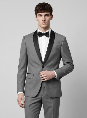 Wool Tuxedo Suit - StudioSuits