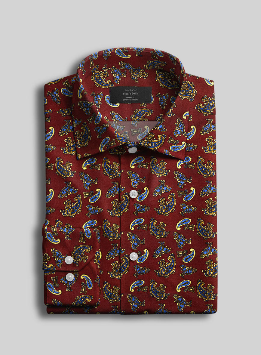 Zaverio Silk Cotton Shirt - StudioSuits