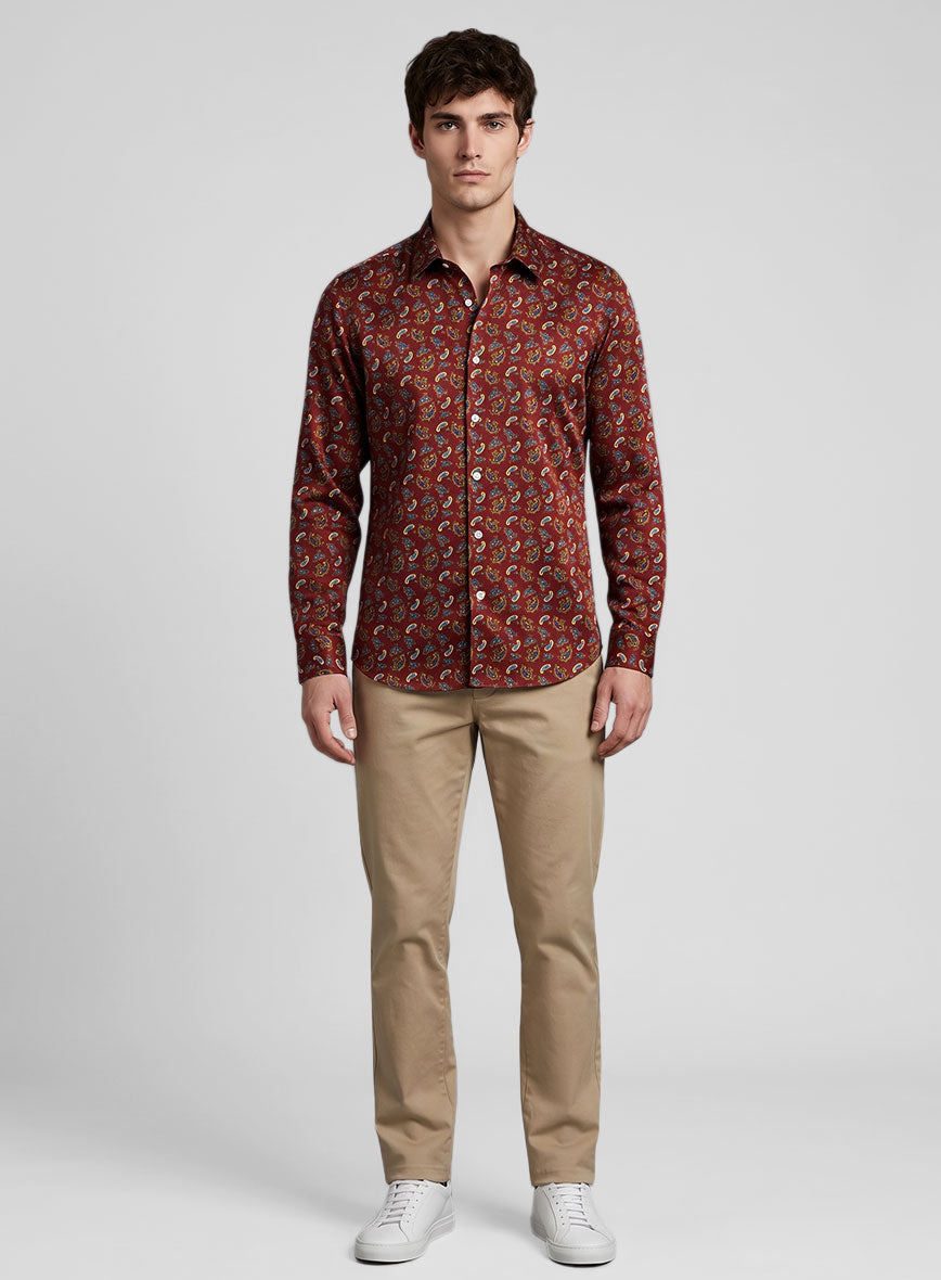 Zaverio Silk Cotton Shirt - StudioSuits