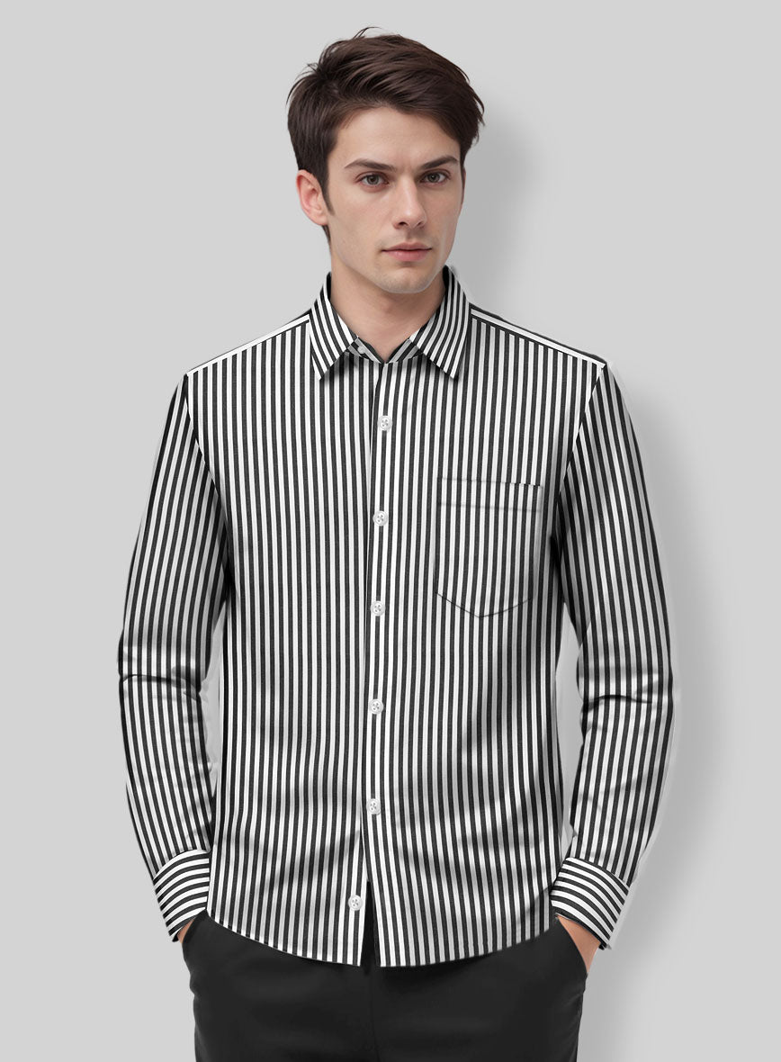 Zebrano Classic Cotton Shirt - StudioSuits