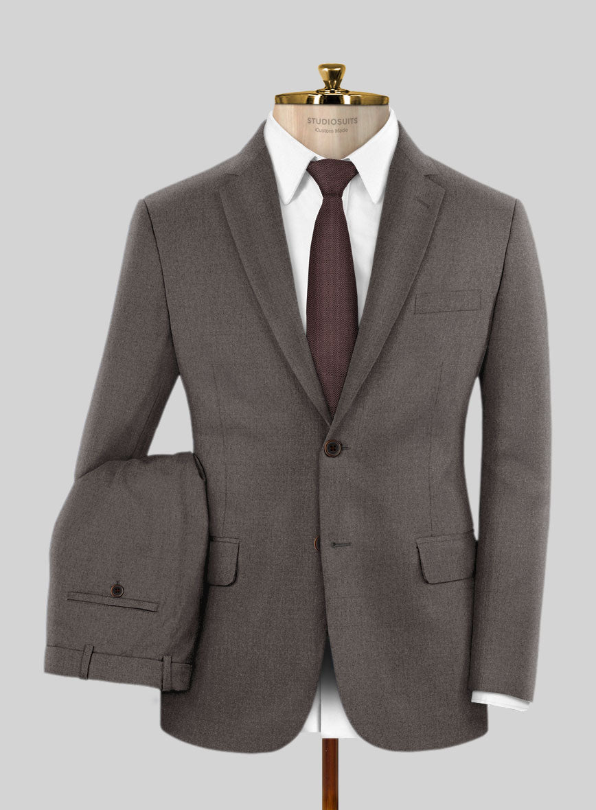 Lanificio Zegna Trofeo Brown Wool Suit – StudioSuits