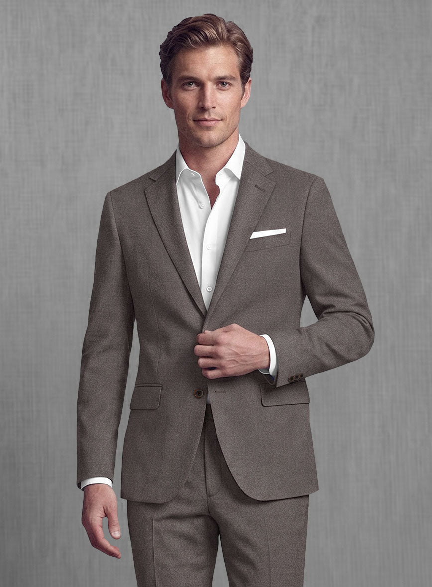 Lanificio Zegna Trofeo Brown Wool Jacket – StudioSuits