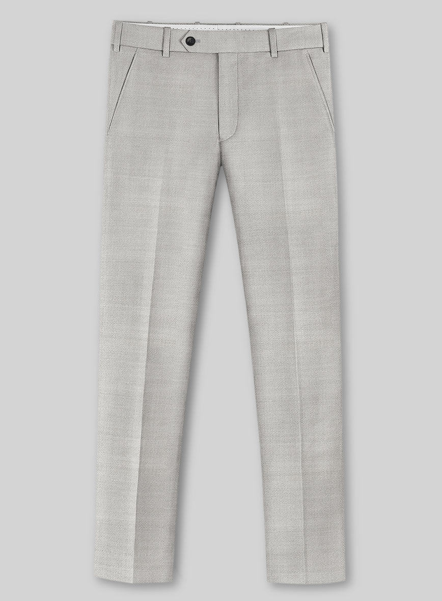Lanificio Zegna Trofeo Light Gray Wool Suit - StudioSuits