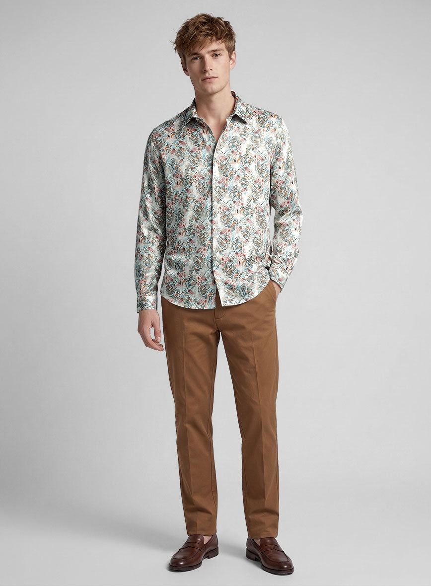 Zevran Silk Cotton Shirt - StudioSuits