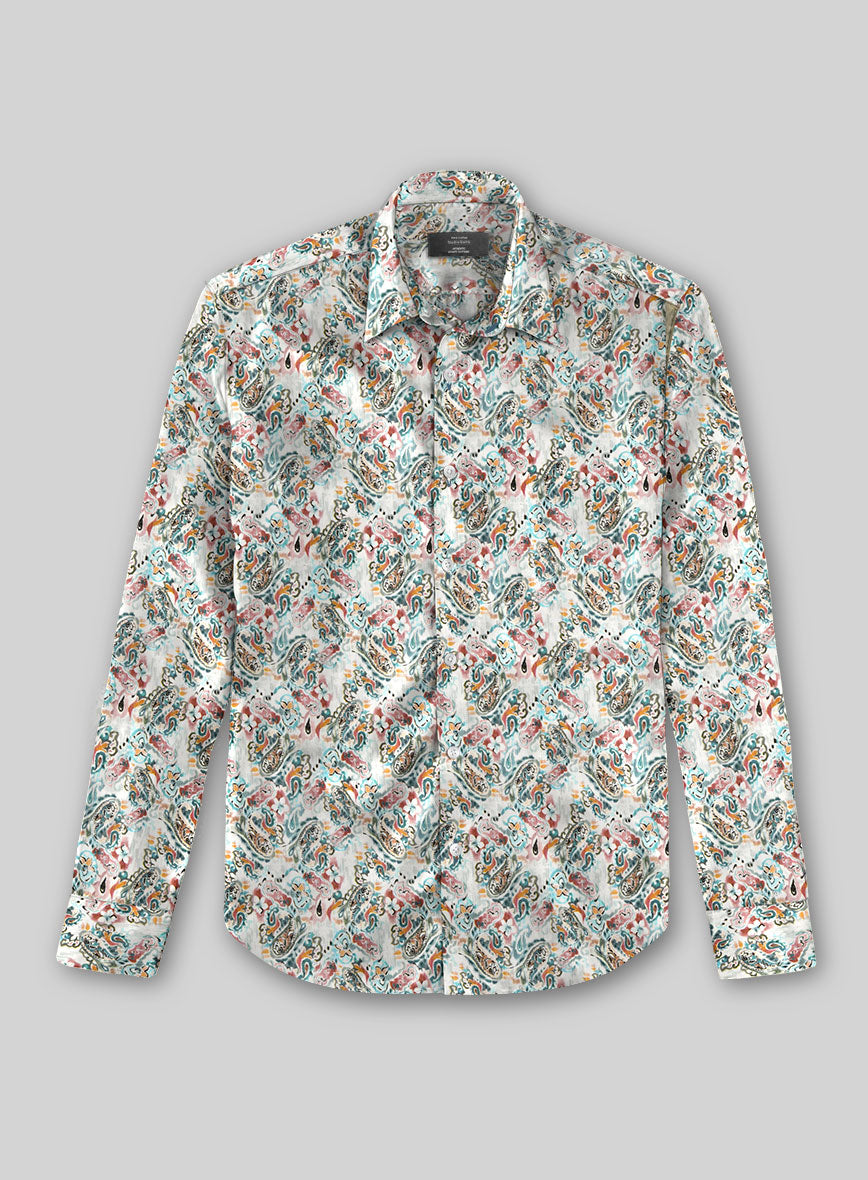 Zevran Silk Cotton Shirt - StudioSuits