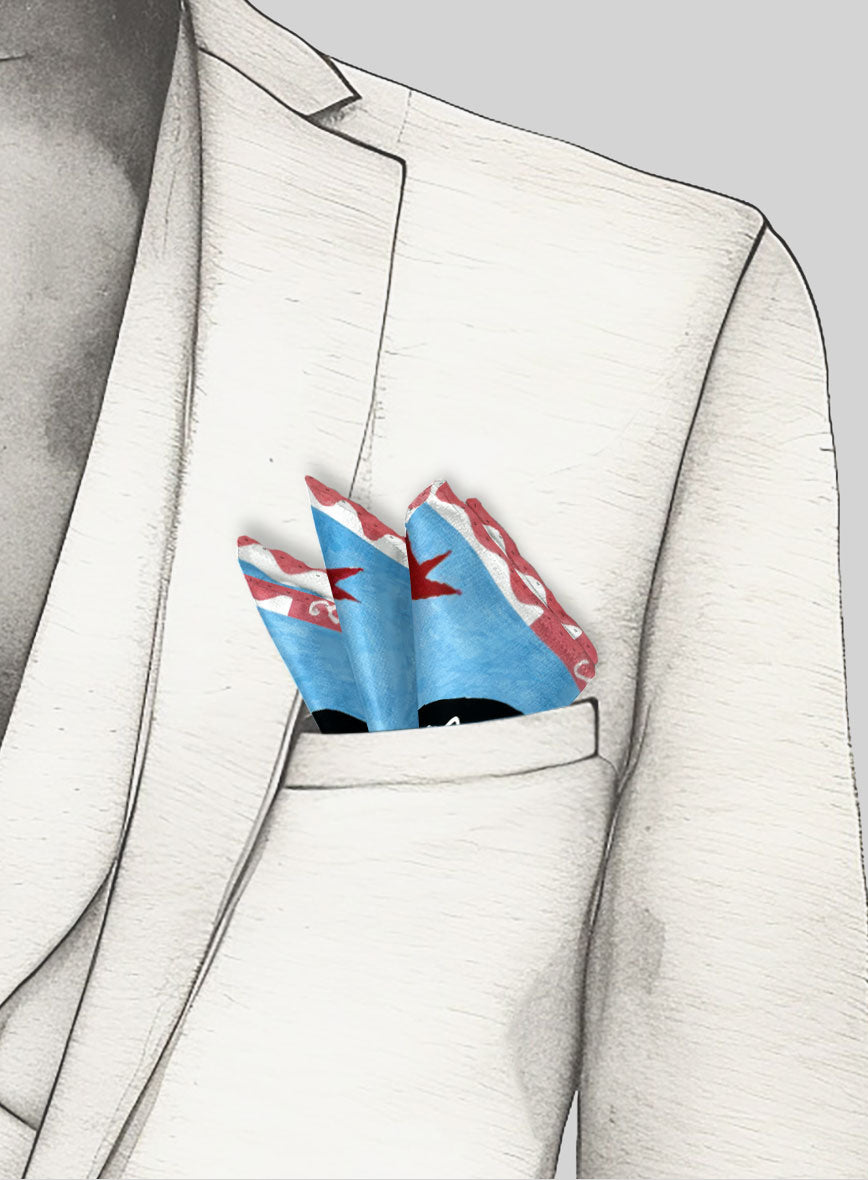 Zigpalma Silk Pocket Square - StudioSuits