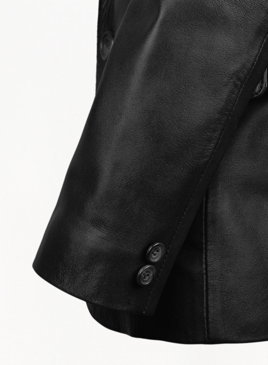 Harper Leather Blazer – StudioSuits