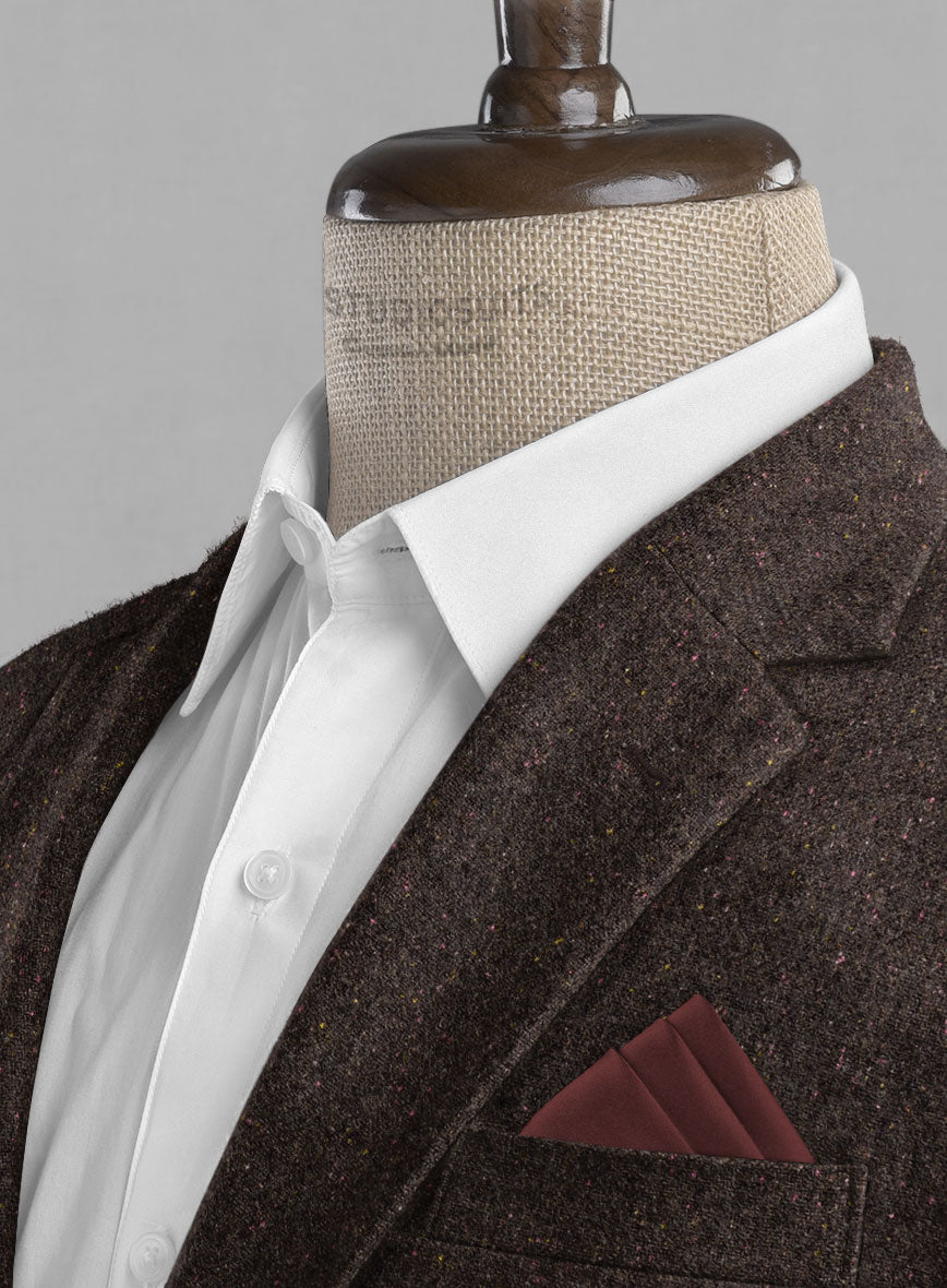 Brown Flecks Donegal Tweed Suit - StudioSuits