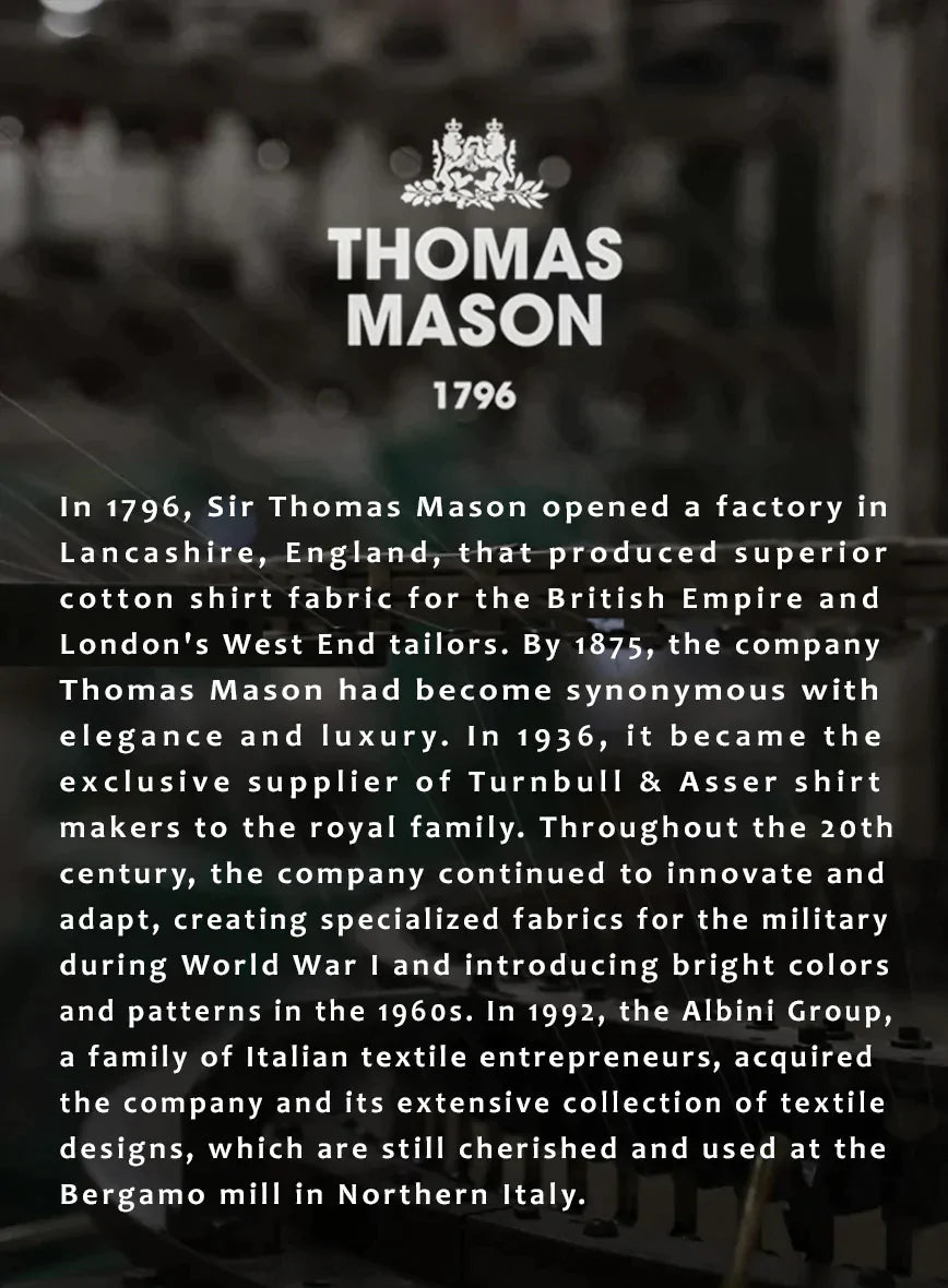 Thomas Mason White Shirt - StudioSuits