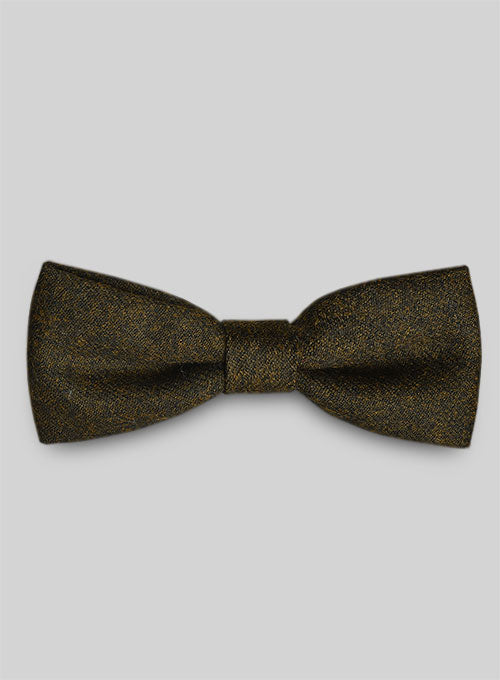 Tweed Bow - Melange Green Tweed - StudioSuits