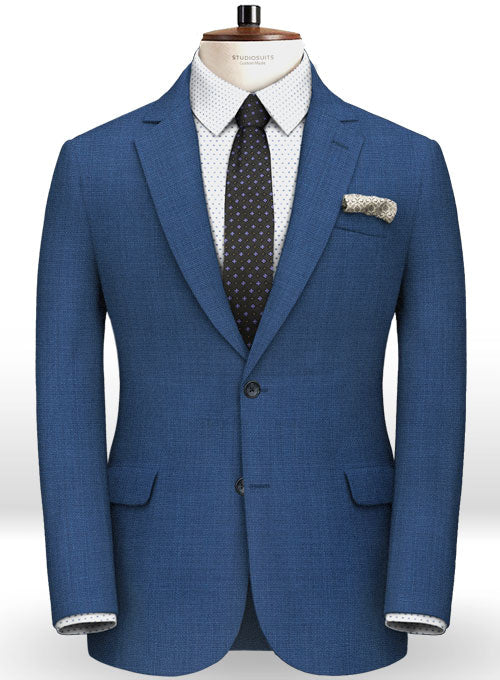 Napolean Dino Royal Blue Wool Suit - StudioSuits