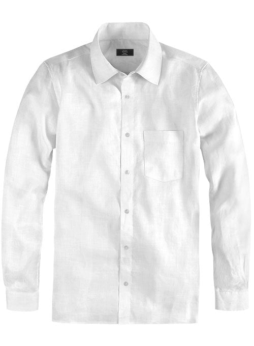 Prince White Cotton Shirt