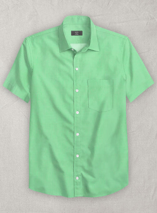 Apple Green Luxury Twill Shirt - StudioSuits