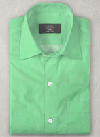 Apple Green Luxury Twill Shirt - StudioSuits
