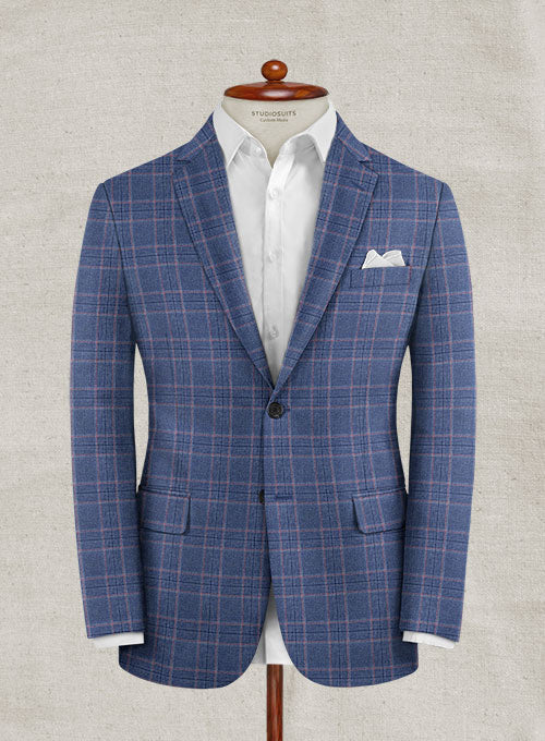 Ariston Asossi Wool Cotton Silk Cool Jacket - StudioSuits