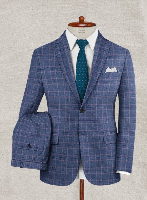 Ariston Asossi Wool Cotton Silk Cool Suit - StudioSuits