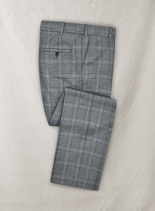 Ariston Noma Wool Cotton Silk Cool Pants - StudioSuits