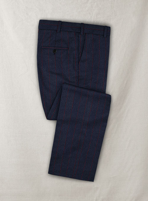 Ariston Tinla Wool Cotton Silk Cool Pants - StudioSuits
