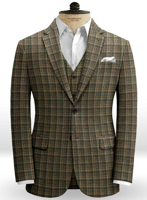 Aros Checks Tweed Suit - StudioSuits