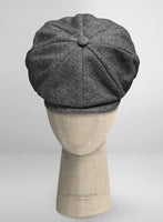 Arthur Shelby Peaky Blinders Gray Tweed Newsboy Cap - StudioSuits